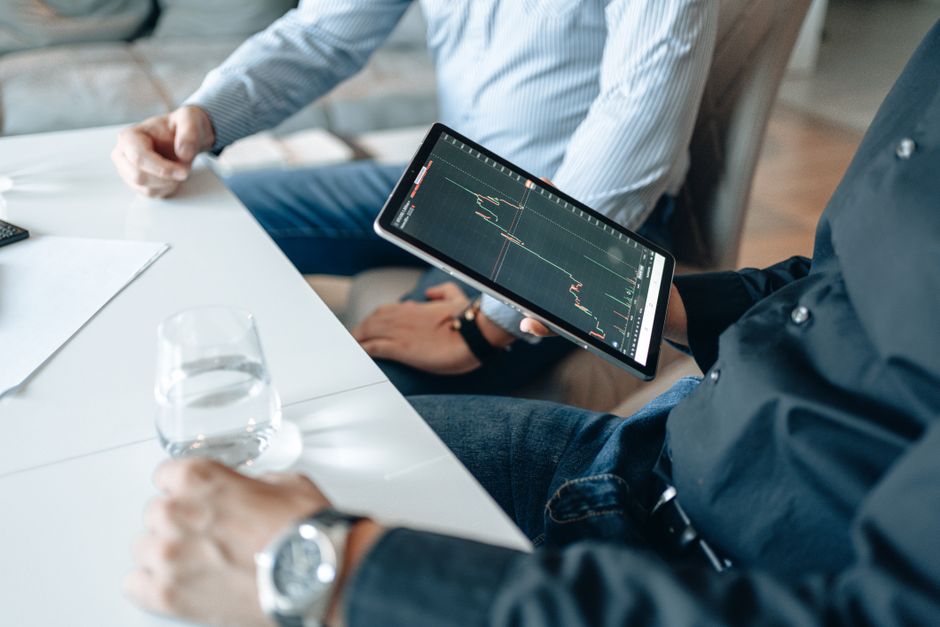 Beispielhafte Visualisierung von Datenanalyse in einem Dashboard